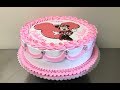 Decorando pastel de Minnie Mouse súper fácil