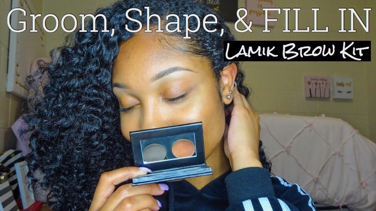 How to Groom, Shape, and Fill in Sparse Eye Brows Lamik Eyebrow Kit
