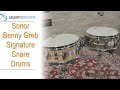 Sonor Benny Greb Signature Snare Drums // Full Review &amp; Demo...