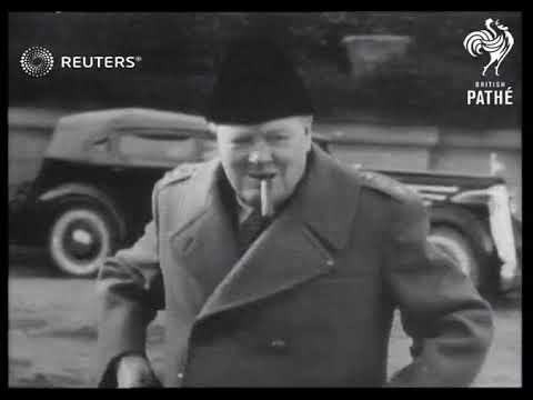 Churchill, Roosevelt And Stalin Meet At Yalta