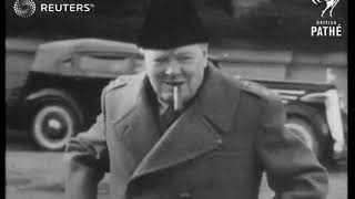 Churchill, Roosevelt and Stalin meet at Yalta (1945) Resimi
