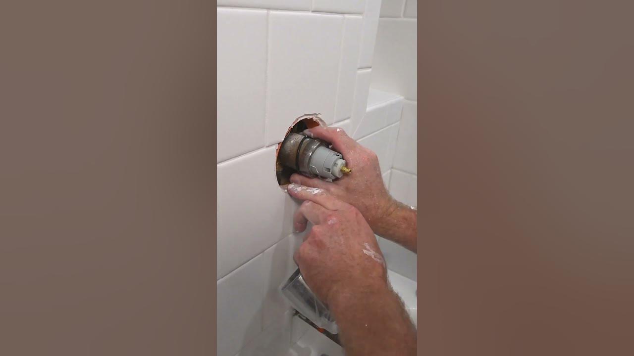 Delta Shower Valve Installation diy plumbing bathroomremodel YouTube