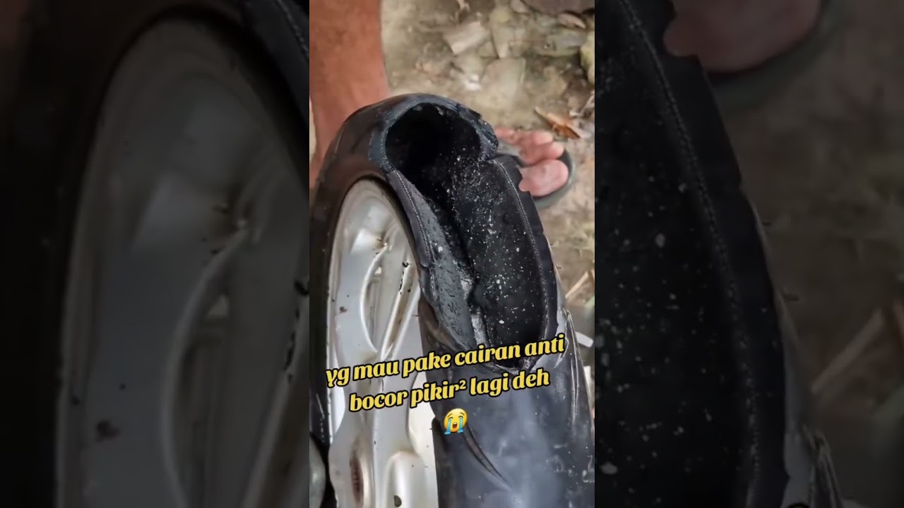 Akibat pakai cairan ban anti bocor 