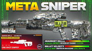 new BEST 1 SHOT SNIPER META LOADOUT in Warzone BO7! (Best VS Recon Class Setup for WZ)