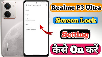 Realme P3 Ultra 5g Me Screen Lock Kaise Lagaye // How To Set Screen lock Setting In Realme P3 Ultra