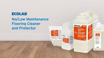 Ecolab No Low Maintenance Flooring Cleaner and Protector Video