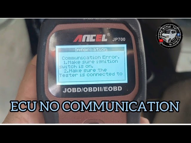 ECU NO COMMUNICATION | PROBLEM SOLVED | DA64W SUZUKI EVERY ECU NO COMMUNICATION | PROBLEM SOLVED | DA64W SUZUKI EVERY