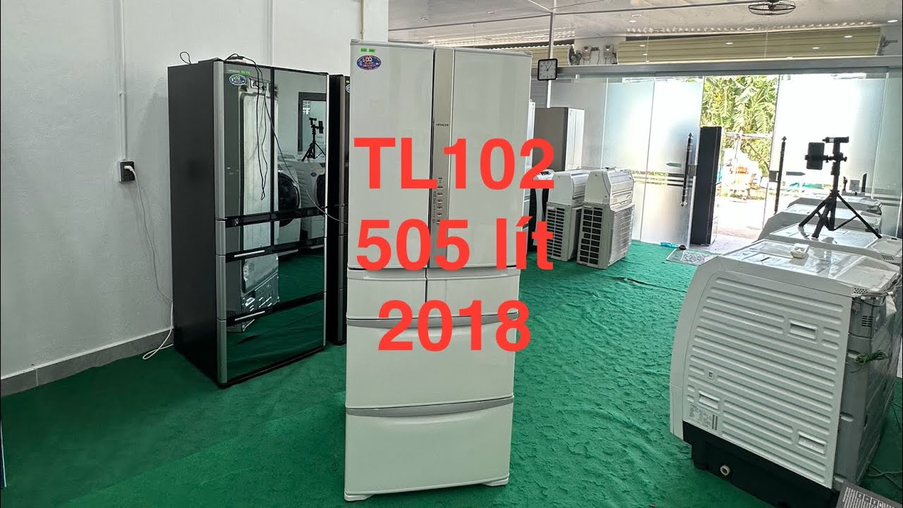 Hitachi R-F51M2 (W) 2018 6-door painted refrigerator, 505 liter