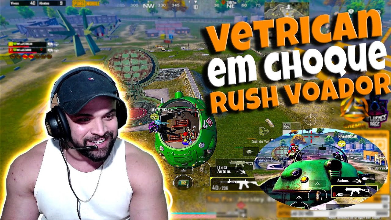 DEIXEI O VETRICAN EM CHOQUE COM MEUS RUSH BIZARRO! KKKKKK PUBGMOBILE