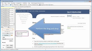 iMacros DirectScreen AJAX Drag and Drop Demo