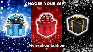 Choose Your Gift🎁Motivation Edition!✨#giftboxchallenge #3giftbox #chooseyourgift