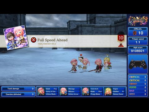 Theatrhythm Final Bar Line - Full Speed Ahead (Ultimate Perfect Chain)