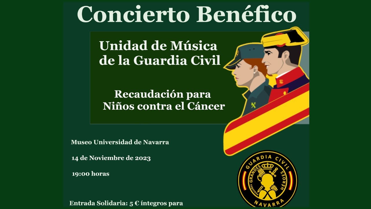 Concierto benéfico, Unidad de Música en el Museo Universidad de Navarra, 14 de noviembre, Pamplona