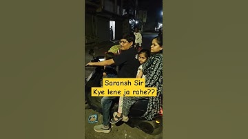 Saransh Sir Kya lene ja rahe hai?? 💀 Can you Guess? #shorts #esaral #iit #jee #jee2025 #jeemains