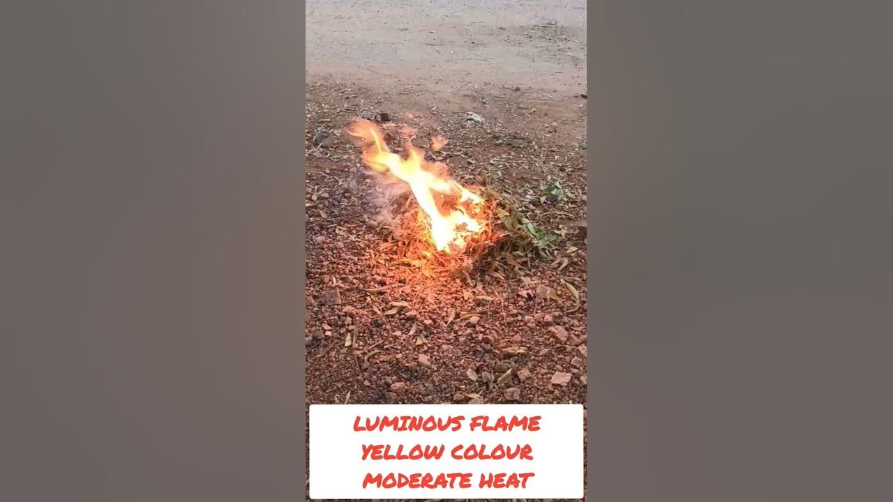 Luminous and non luminous flame YouTube