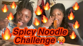 Spicy noodle challenge !!