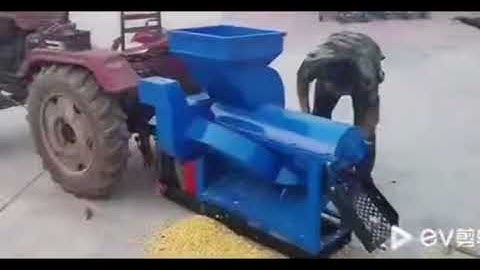 PTO powered maize sheller corn shelling threshing machine thresher