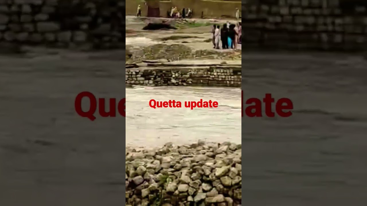 Quetta main bridge Damage
