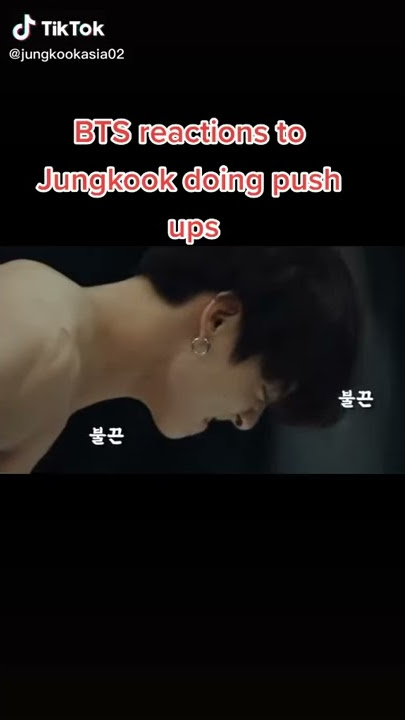 BTS - reaction to jungkook shirtless in teaser of Break the silence || bts tiktok