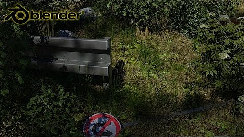 Create realistic forest in blender 🌴 (timelapse)