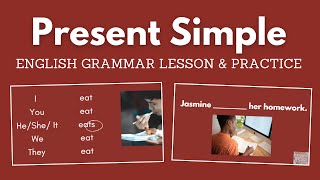 Present Simple English Verb Tense Lesson & Practice | Learn English Grammar!