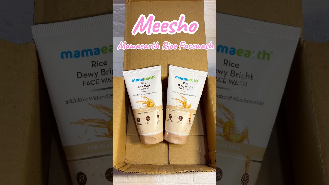 Meesho Mamaearth Rice Facewash Review 🙂‍↔️💁‍♀️