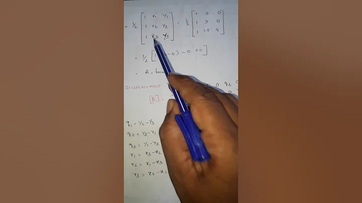 Unit 3 FEA :- Global Stiffness Matrix in Plane Stress Condition
