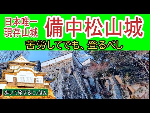 【備中松山城】現存12天守中、唯一の山城は、登る価値あり!