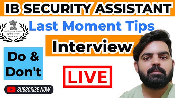 IB SA interview tips | IB security assistant interview preparation 2023 | IB sa ssq and AF form |
