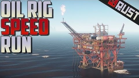 Rust Console Oil Rig - Solo Speedrun (4 Min With Counters)
