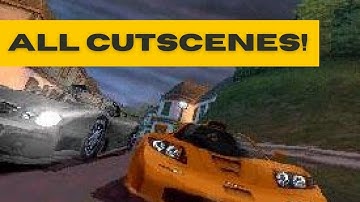 All Intro, Cutsecenes and Endings from Need for Speed High Stakes (PS1) - HD 1080p
