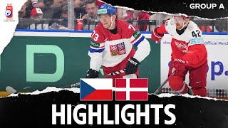 Highlights | Czechia vs. Denmark | 2024 #MensWorlds