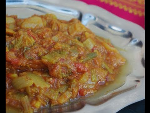 recette-de-sauce-indienne-Á-l'oignon-vert-|-chutney-₪-pankaj-sharma