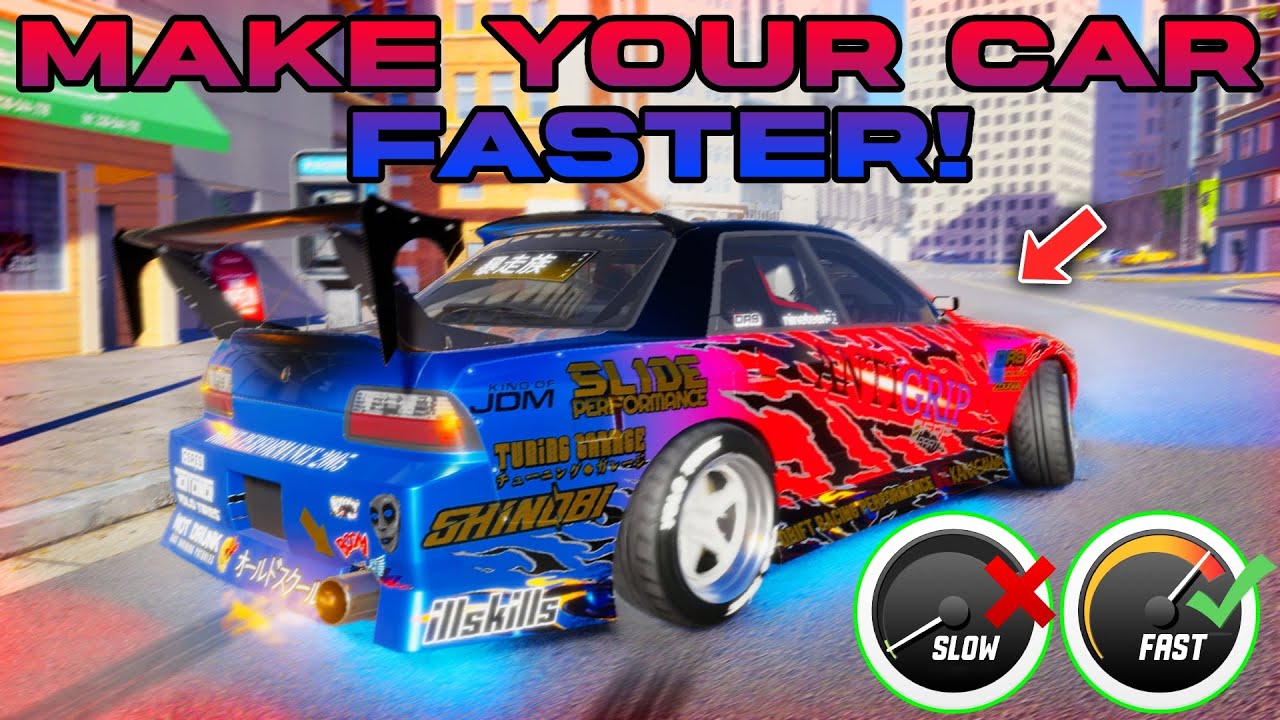 How To Make Any Car Faster! In CarX Drift Racing YouTube