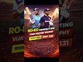Ro-ko dominating VHT 2025 🔥#rohitsharma #shorts