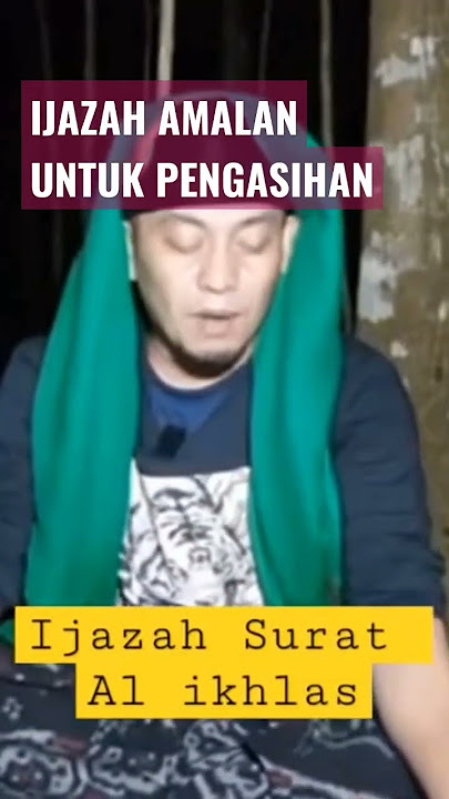 Surat Al ikhlas diijazahkan untuk pengasihan begini caranya menurut ustadz #ujangbustomi #bustomi