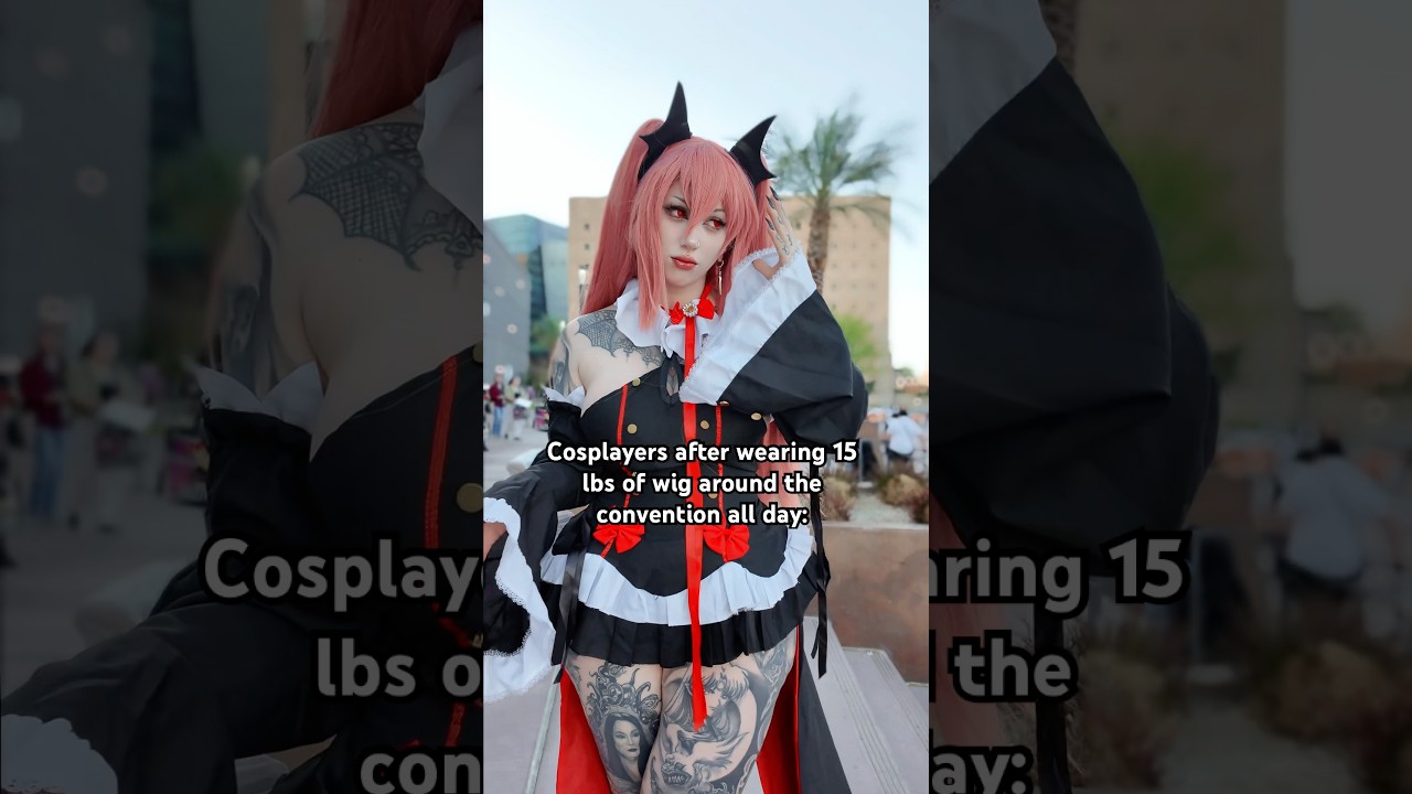 Here’s the HD version! Which one is better, phone or camera??🫣 #krultepes #cosplay #animelasvegas