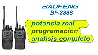 Radio Baofeng BF 888S analisis completo, Potencia real #walkietalkie