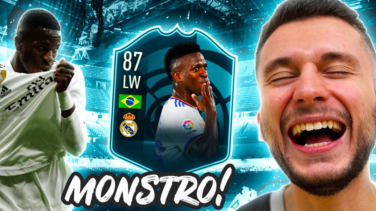 ESSA CARTA DO VINÍCIUS JÚNIOR É ABSURDA!!!!!! ELE LEVA O TIME NAS COSTAS!!!!! FIFA 22 - WL