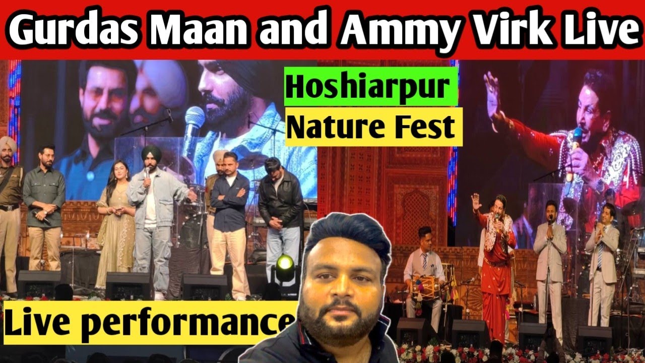 Gurdas Maan Live performance in Hoshiarpur Lajwanti Stadium Nature Fest Ammy virk and starcast