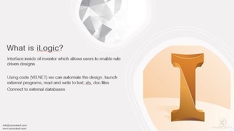 An Introduction to iLogic 2021