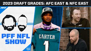 Draft Grades: 2023 NFL Draft - AFC East & NFC East | PFF NFL Show