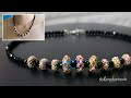 Jewelry DIY. How to make beaded necklace. Beaded beads