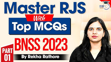 Top MCQs of BNSS for RJS & Judiciary Exams | Most Important Questions by Rekha Rathore