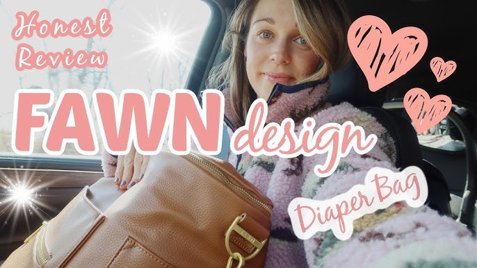 The Fawn + Nordstrom Square Diaper Bag - Beige – Fawn Design