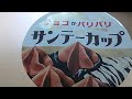 森永サンデーカップ チョコがパリパリアイスクリーム100円‼️食べてみた‼️ 2020年6月5日‼️