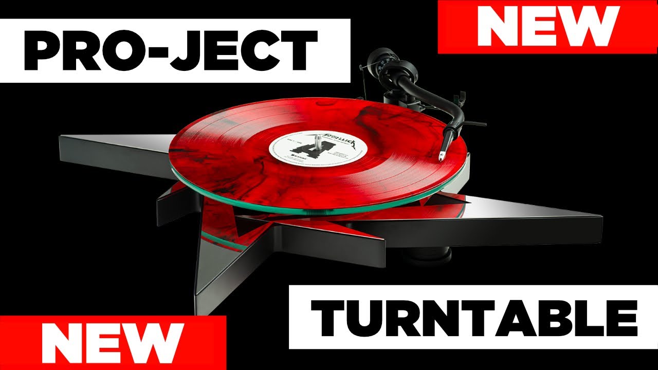 Pro-Ject Metallica Limited Edition vinüülplaadimängija Pro-Ject Metallica Limited Edition vinüülplaadimängija