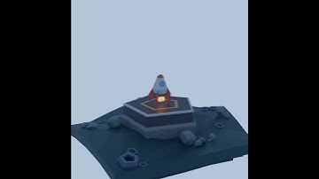 Rocket Launch Animation Blender 2.80