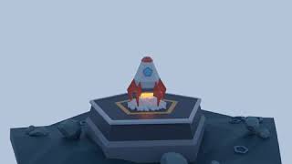 Rocket Launch Animation Blender 2.80