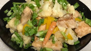 Курица с цветной капустой под соевым соусом @вкусно и кошерно
